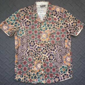 ASOS sequin short sleeve shirt